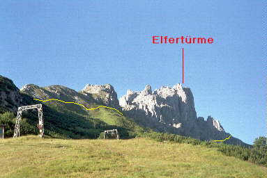 Klettersteig Elferspitze Bild 06