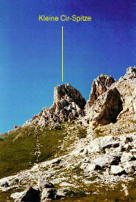 Kleine Cir-Spitze Klettersteig Bild 01