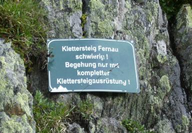 Klettersteig Fernau Bild 08