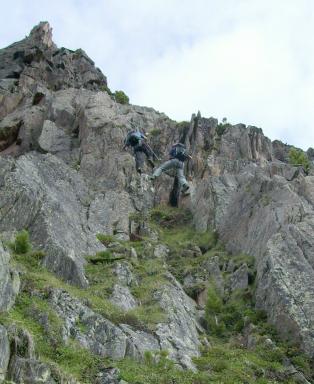 Klettersteig Fernau Bild 09