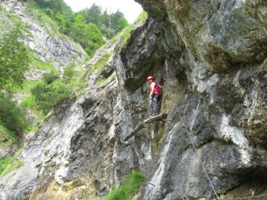 Hausbachfall Klettersteig Bild 04