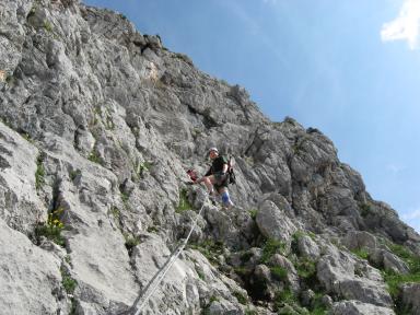 Klettersteig Hochthron Bild 13