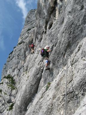 Klettersteig Hochthron Bild 20