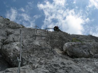 Klettersteig Hochthron Bild 22