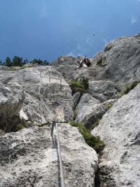 Klettersteig Hochthron Bild 34