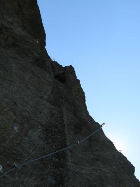 Übungsklettersteig Sölden Moos Bild 06