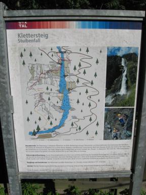 Klettersteig Stuibenfall Bild 01