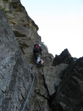 Klettersteig Stuibenfall Bild 09