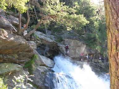 Klettersteig Stuibenfall Bild 13