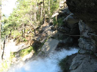 Klettersteig Stuibenfall Bild 15