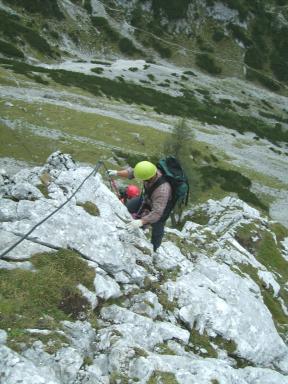 Klettersteig Tajakopf Bild 08