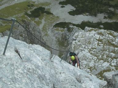 Klettersteig Tajakopf Bild 15